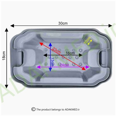 1005832 دکوباکس ظروف غوطه ور سه لیتری