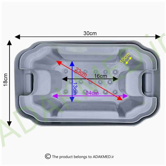 1005832 دکوباکس ظروف غوطه ور سه لیتری